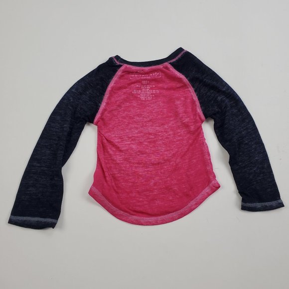 Girl's 12 month Pink and gray Sublime long sleeve - Picture 4 of 5